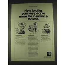 1978 New York Life Insurance Ad - Offer Key People