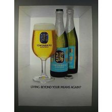 1980 Lowenbrau Beer Ad - Beyond Your Means