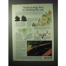 1984 Marlin 336 Rifle Ad - Shoot More Deer