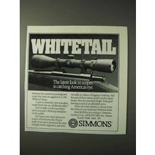 1990 Simmons Whitetail Classic Scope Ad