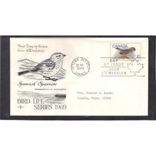 FDC Rose Craft 10c Sparrow (Cachet-Typed/A) CV41430