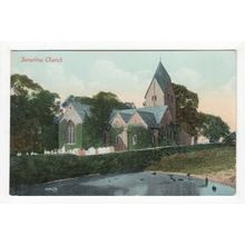 Sompting Church Postcard West Sussex 15381