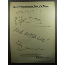 1951 Ladies Home Journal Magazine Ad - Never Underestimate