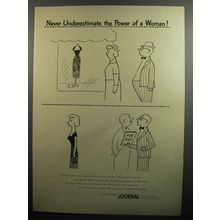 1951 Ladies Home Journal Magazine Advertisement - The power of a woman!