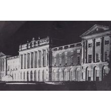 Heveningham Hall at Night Illuminations Suffolk Postcard