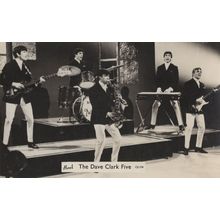 The Dave Clark Five Vintage Rare Brel 1960s Photo Postcard