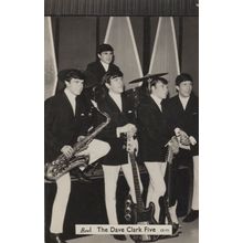 The Dave Clark Five CS171 Rare Old Brel 1960s Photo Postcard