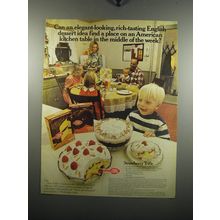 1972 Betty Crocker Cake Mixes Ad - Recipes for Strawberry Trifle