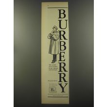1956 Burberry Coats Ad - The world's finest weather-proofs, topcoats