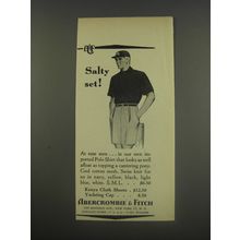 1956 Abercrombie & Fitch Polo Shirt Advertisement - Salty set!
