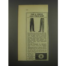 1956 J. Press Trousers Advertisement