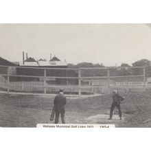 Wallasey Municipal Golf Club Links Real Photo Postcard