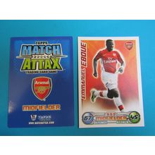 Emmanuel Eboue - Arsenal - Match Attax 2008/09 Football Card