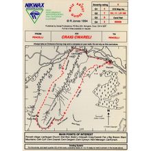 Craig Cwareli via Pencelli Rare 1994 Rambling Welsh Map PB Postcard