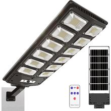Solar Street Lights - Outdoor Waterproof, 6500K 10000LM, 504Leds, Dusk to Dawn,