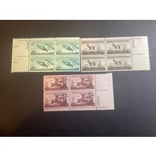 ICOLLECTZONE US 1077-79 Plate Blocks XF NH Conservation #1