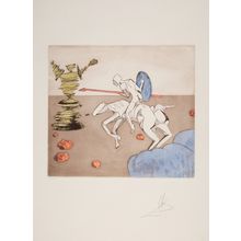 Salvador Dali (1904-1989). The Quest, from Historia de Don Quichotte de la Manch