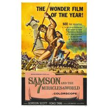 Samson And Seven Miracles Of World 01 Poster Canvas Movie Film Print A0 A1 A2 A3