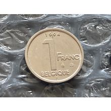 Umlaufmünze Belgien 1 Franc 1994 Belgique