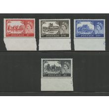 Great Britain 371-374, 1959-1968 Castle Type, WMK 322, VF, MNH (GB580)