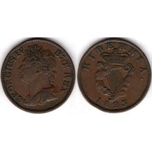 Ireland. Halfpenny 1823. dy21294