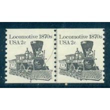 1897A 2c Locomotive Fine MNH Dry Gum CNP Left 4 W0445