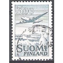 Finland 1963 Michel 579YII O Cote (2013) 0.90 Euro Avion Douglas DC-6