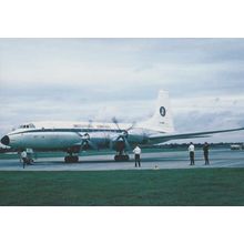 Britannia G-ANBL British Airways Plane Birmingham Airport Limited 300 Postcard