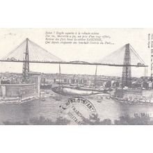 Marseille Pont Transbordeur Fishing Fish Vintage France French View Postcard