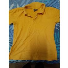school yellow polo shirts unisex uniform size 16 #2