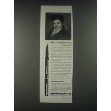1946 Ink-o-Graph Pen Ad - Robert Fulton - He Wrestled the Wind and Won