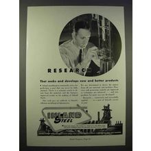 1946 Inland Steel Ad - Research
