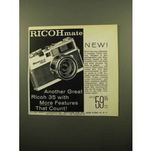 1960 Ricoh Ricohmate Camera Ad - More Features