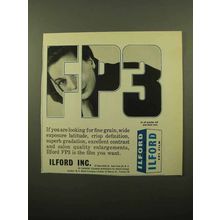 1961 Ilford FP3 Film Ad