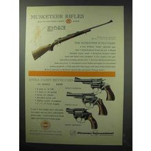 1963 F.I. Ad - Musketeer II Rifle; Astra Cadix Revolver