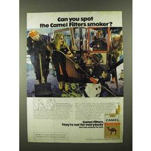 1974 Camel Cigarettes Ad - Can You Spot the Smoker?