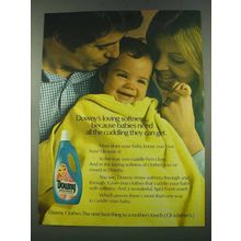 1974 Downy Fabric Softener Ad - Babies Need Cuddling