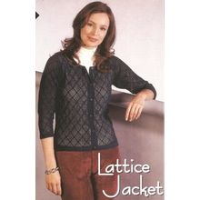 Crochet Sweater Pattern Lattice Jacket