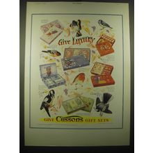 1956 Cussons Gift Sets Ad - Give Luxury