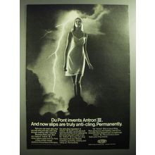 1970 Du Pont Antron III Nylon Slips Advertisement