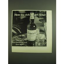 1971 Peter Dawson Scotch Advertisement - How the rich get richer