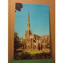 ST. MARY REDCLIFFE, BRISTOL used postcard Colourmaster =