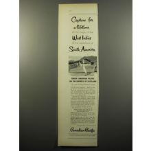 1950 Canadian Pacific Cruise Ad - Capture for a lifetime all the magic