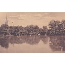 Leipzig Johannaparkteich Antique German Postcard