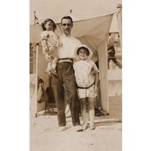 Man With Zig Zag Body Human Circus Freak Style Antique RPC Postcard