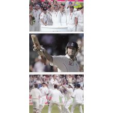 2005 Ashes Series England Vs Australia Victory 3x Cricket Postcard Bundle