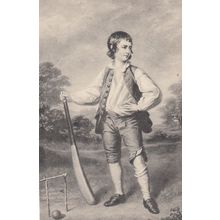 Lewis Cage Young Cricketer Portrait Real Photo Cricket Postcard