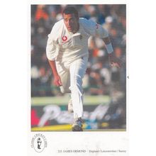 James Ormond Leicester Cricket Team Classic Card Postcard