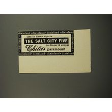 1953 The Salt City Five Advertisement - Jazz in Times Square