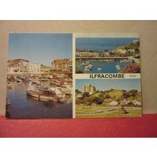 multiview, ILFRACOMBE, DEVON used postcard by Harvey Barton 1976 pm =
